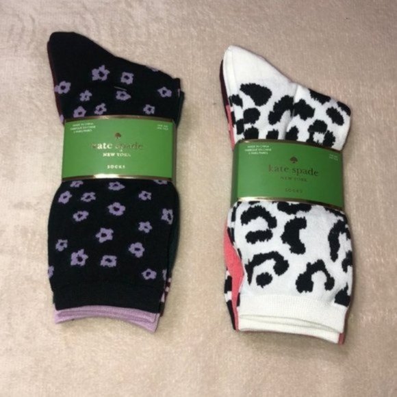 Kate Spade Crew Socks Bundle - Picture 1 of 4